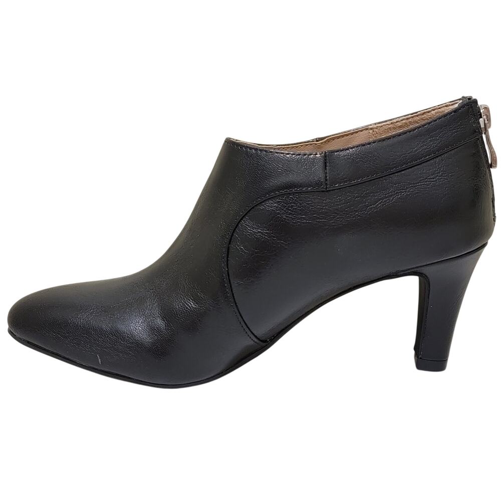 LifeStride Women Georgia Pointed Toe Ankle Booties Size US 11M Black Athena - Picture 3 of 7